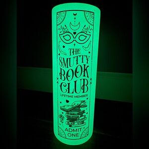 📚 The Smutty Book Club | Green Glow-in-the-Dark 20oz Stainless Steel Tumbler
